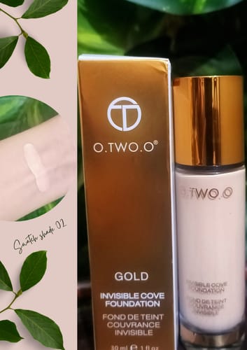 Customer photo review of O.TWO.O INVISIBLE COVER FOUNDATION