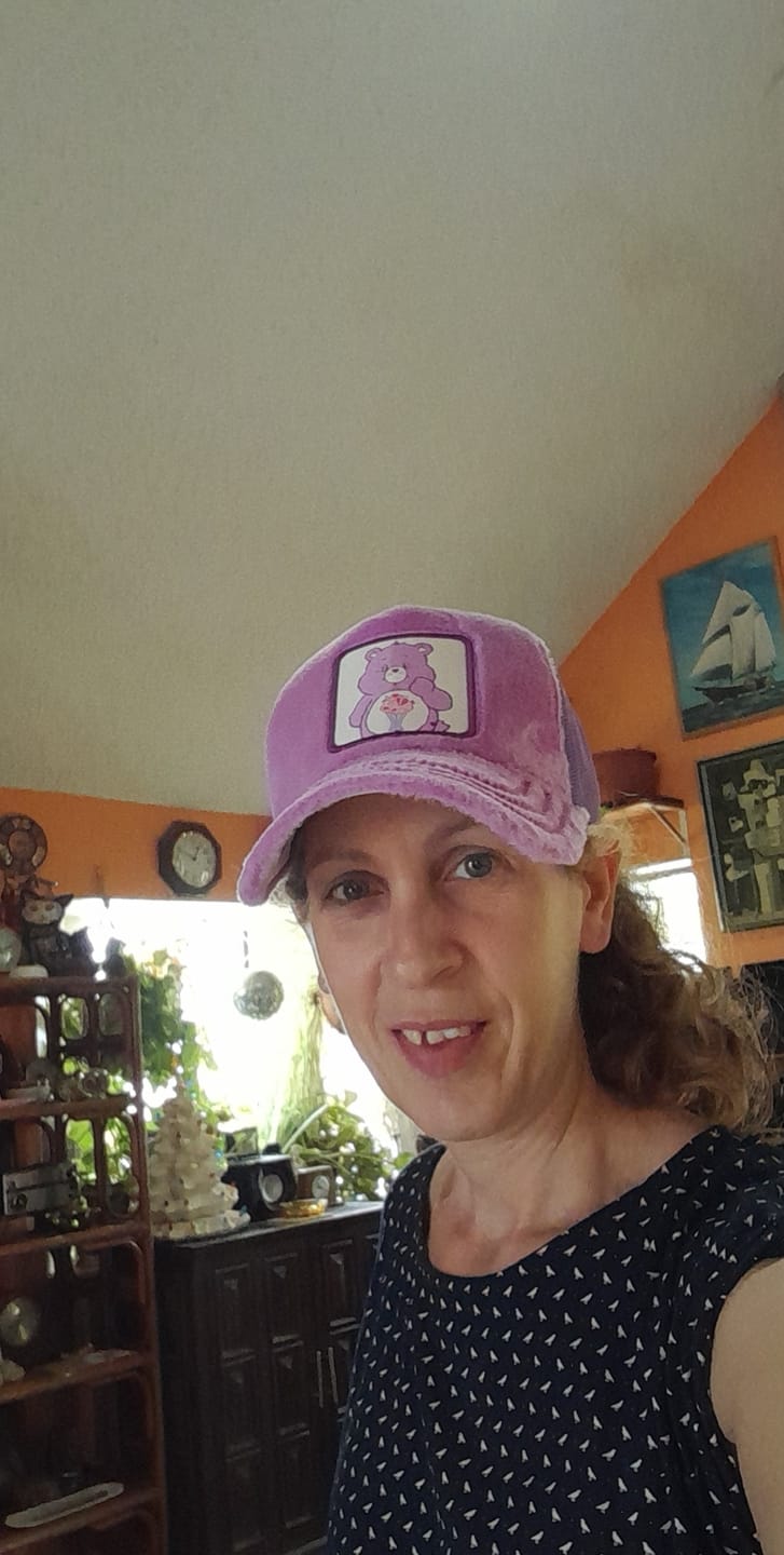 Customer photo review of OVERLORD X Care bears:  Share Bear Trucker Cap