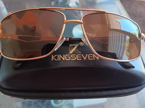 Customer photo review of KINGSEVEN™ - 2024 N7906 Designer Sonnenbrille Polarisierte Gläser