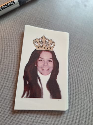 Customer photo review of Birthday Crown Custom