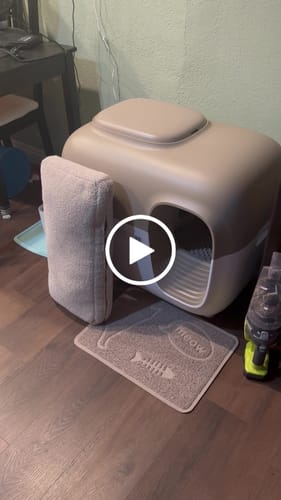 Customer video review of Self-Cleaning Litter Box
