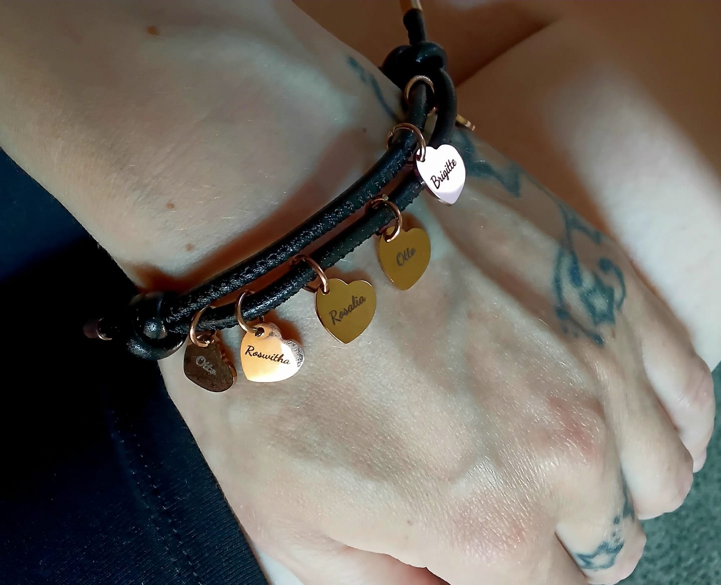 Customer photo review of Freunde - Individuelles Lederarmband