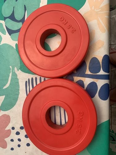 Customer photo review of Par Discos Fraccionados IRONSIDE PU 2,5 KG