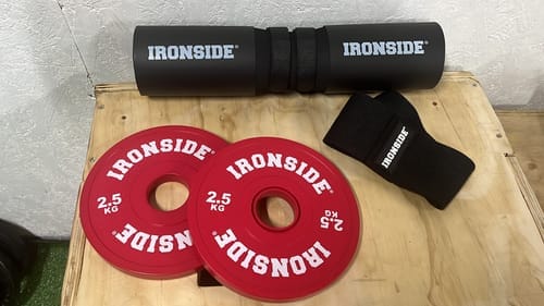 Customer photo review of Par Discos Fraccionados IRONSIDE PU 2,5 KG