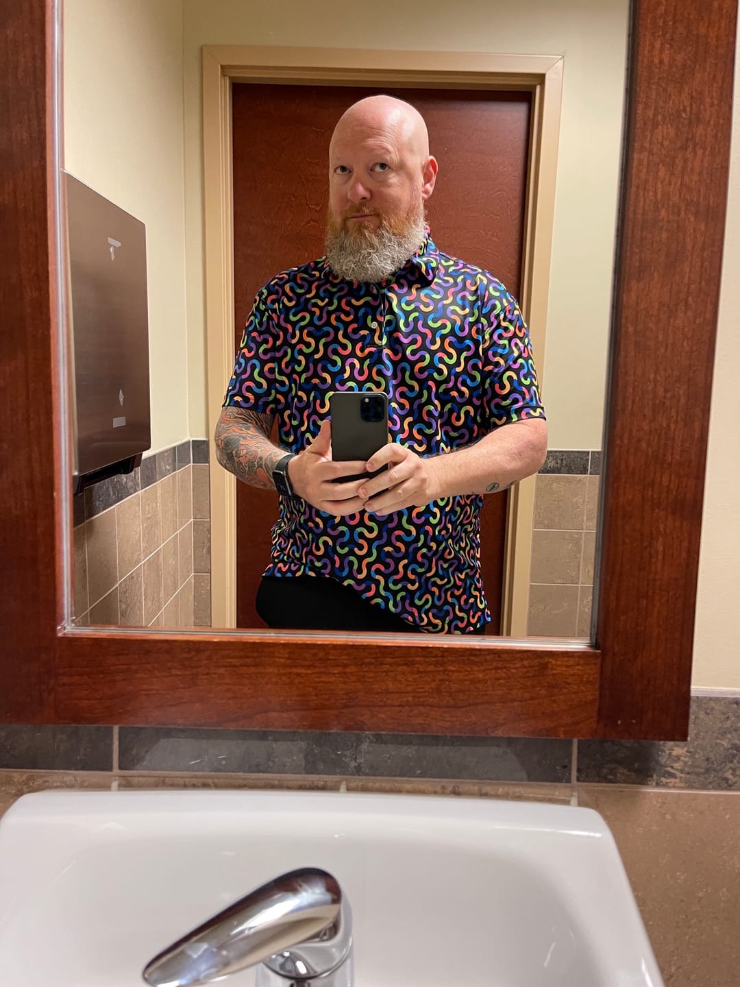 Customer photo review of Pique Stretch Polo