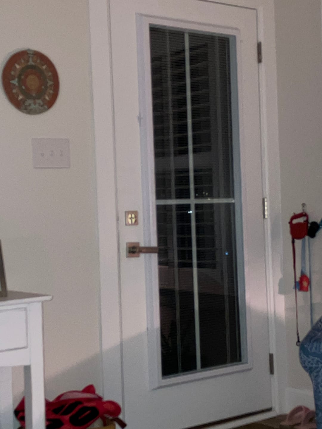 Customer photo review of Add On Blinds Kit (installs on top of existing door glass)
