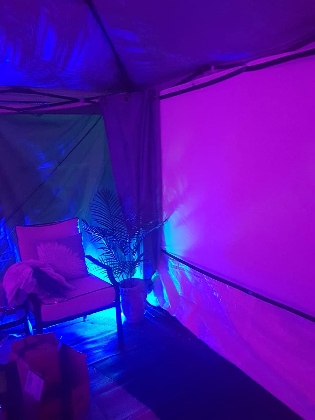 Customer photo review of 100W Colorful Changing LED Flood Light RGB Flood Light