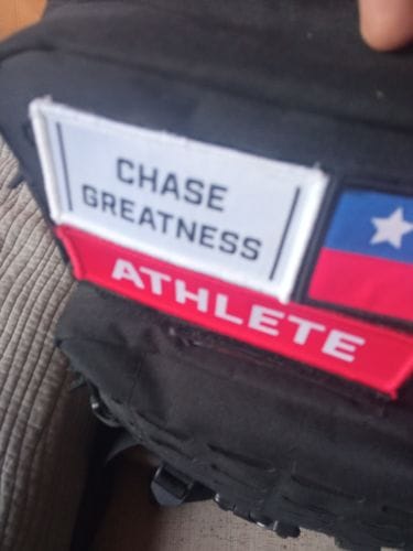 Customer photo review of Parches de Slogan