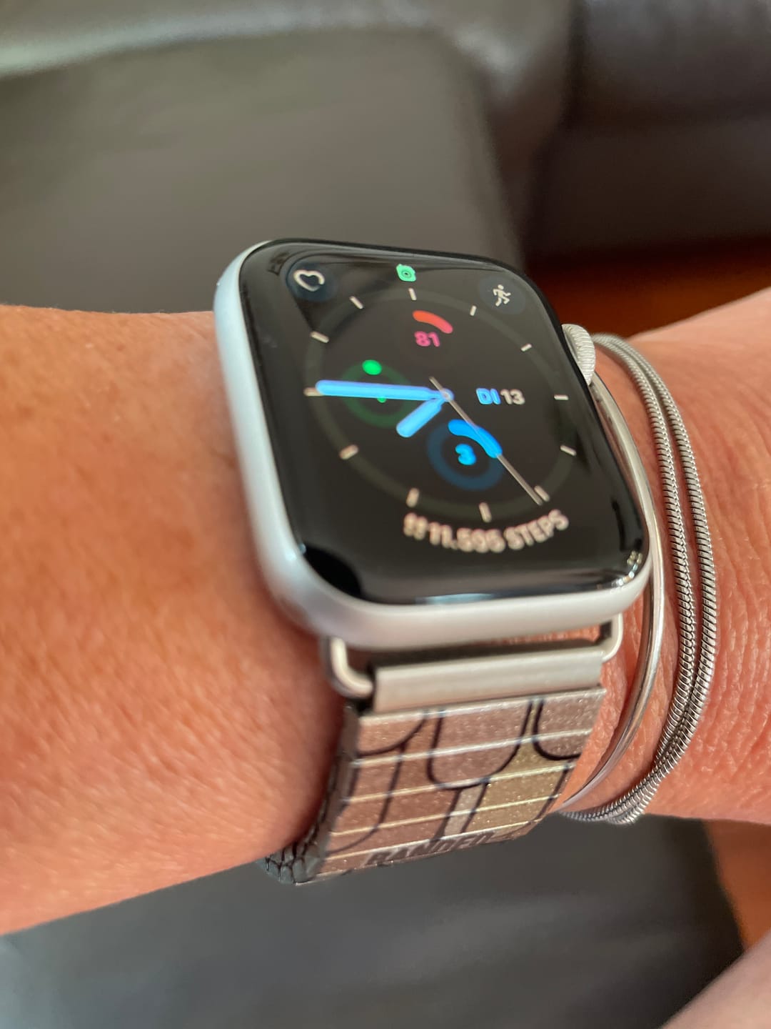 Customer photo review of Metropolis - Midnight Esoteric -  Banded for Smart Watch