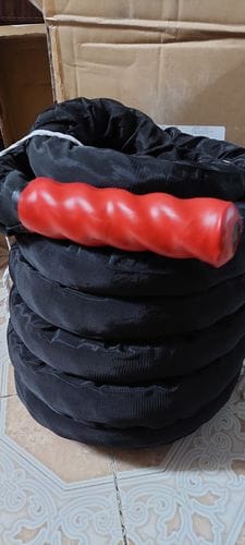 Customer photo review of IRONSIDE Battle Rope - 9 Metros (Cuerdas de Batalla)