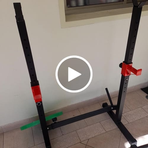 Customer photo review of Squat Rack IRONSIDE