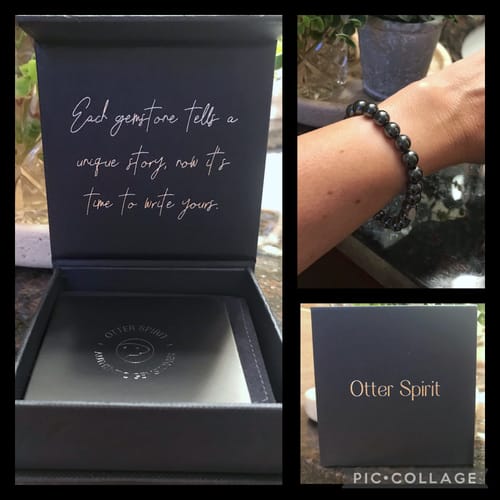 Customer photo review of Hematite Bracelet