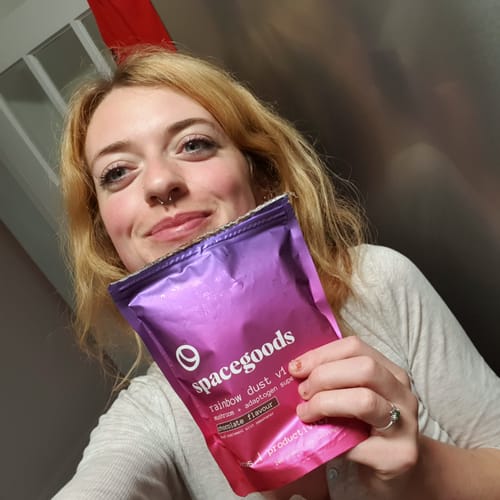 Customer photo review of rainbow dust