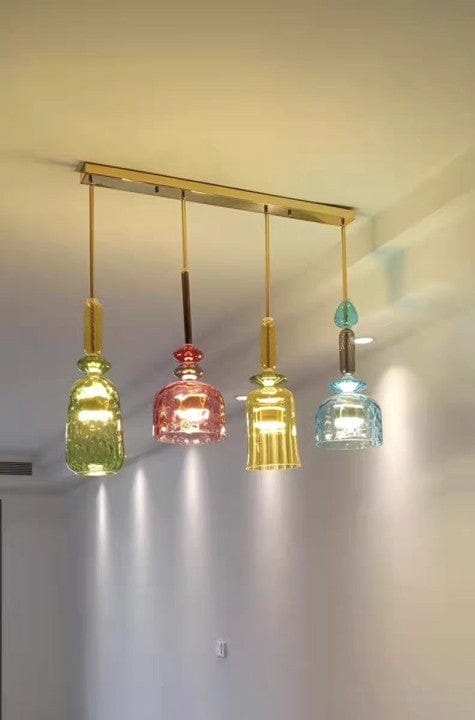 Customer photo review of Olivia Colorful Candy Pendant Light