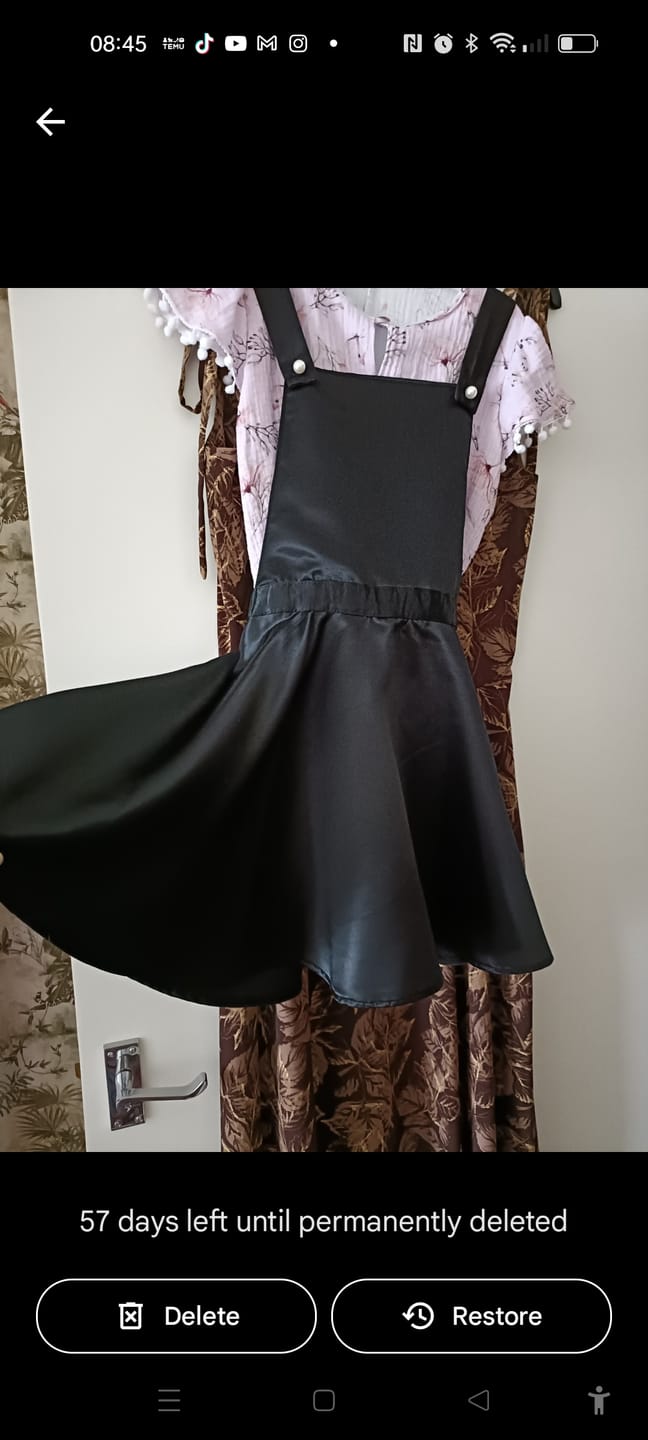 Customer photo review of Plain Shantung Satin Fabric