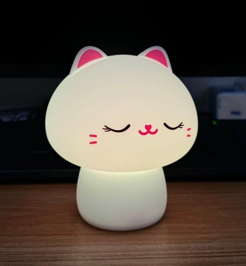 Customer photo review of MeWaii® Squishy Silicone Tap Tap Night Light 2025 - Best Gift For Girls and Kids