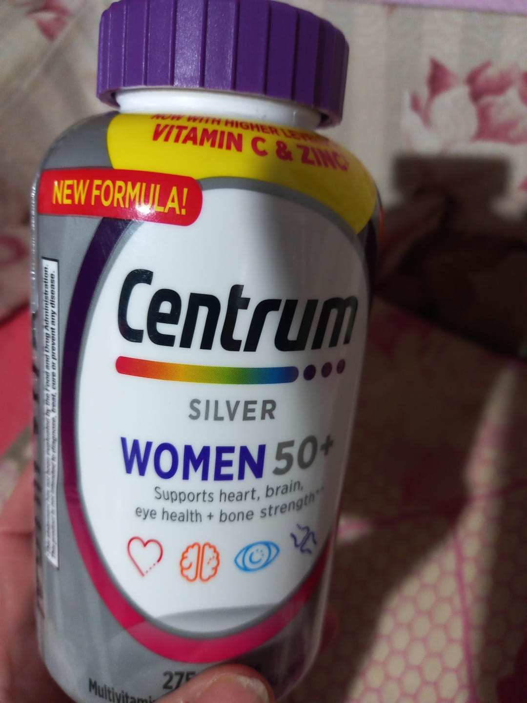 Customer photo review of Centrum Silver - Multivitamina para Mulheres acima de 50 anos (275 Caps)
