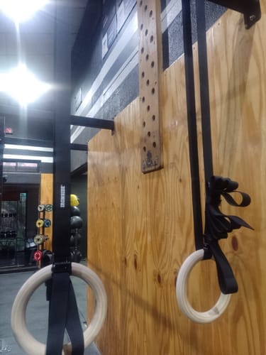 Customer photo review of IRONSIDE Anillas Olímpicas Calistenia de Madera