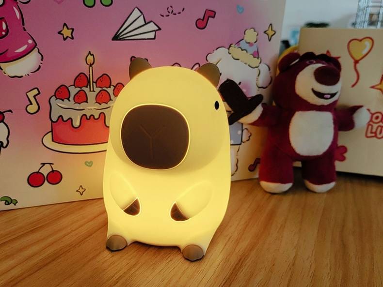 Customer photo review of MeWaii® Capybara Squishy Night Light - Perfect Gift 🎁