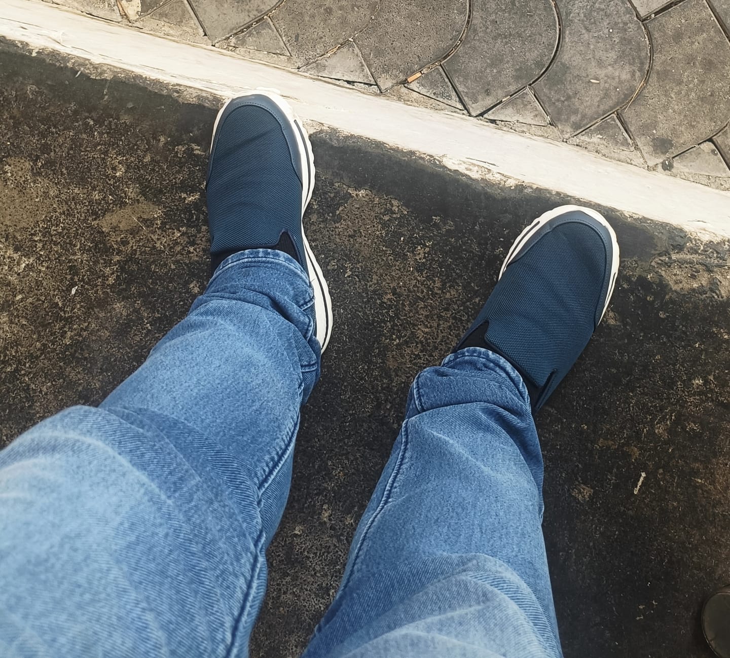 Customer photo review of Bacca Bucci Men's Comfortable Lightweight Walking Shoes
