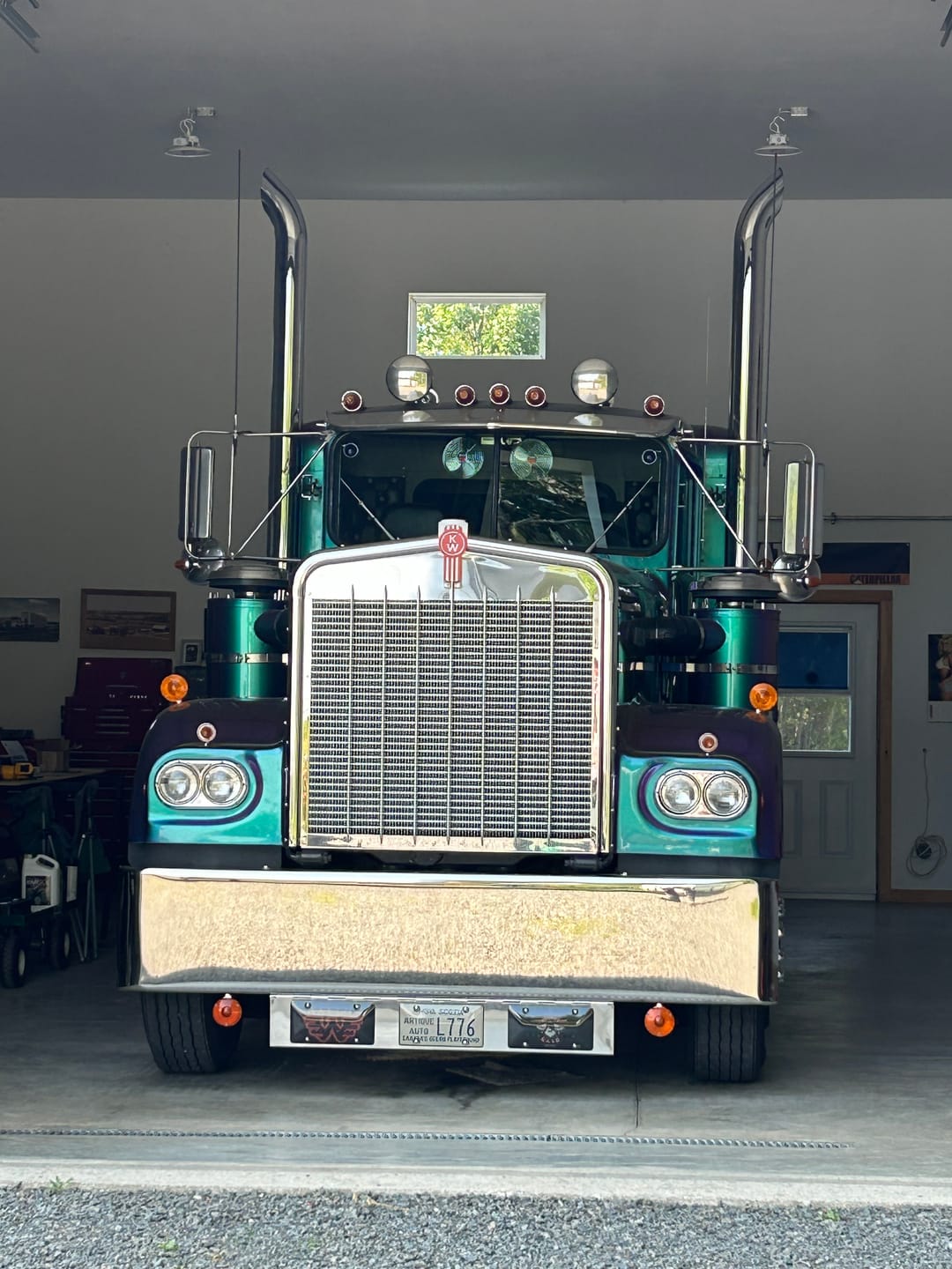Customer photo review of Waylon Jennings Flying W License Plate