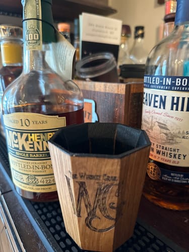 Customer photo review of The Whiskey Grail Logo Grails - Single