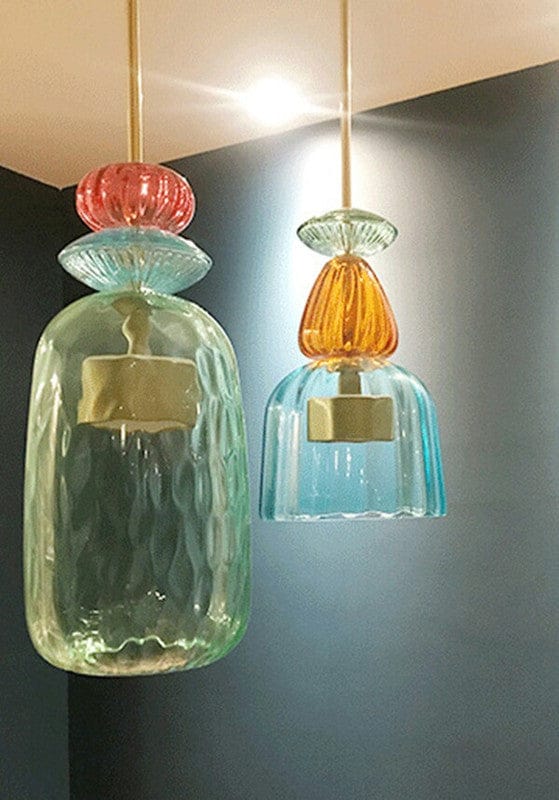 Customer photo review of Olivia Colorful Candy Pendant Light
