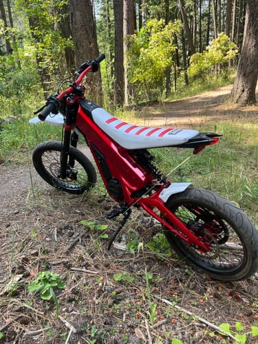 Customer photo review of Custom Seat Cover: Talaria XXX