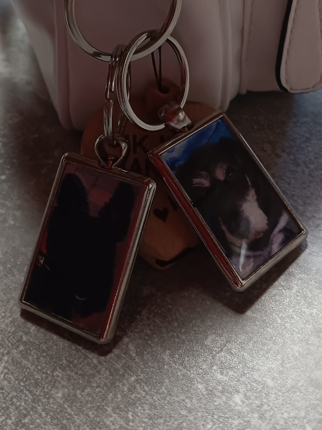 Customer photo review of Schlüsselanhänger mit Hundefoto