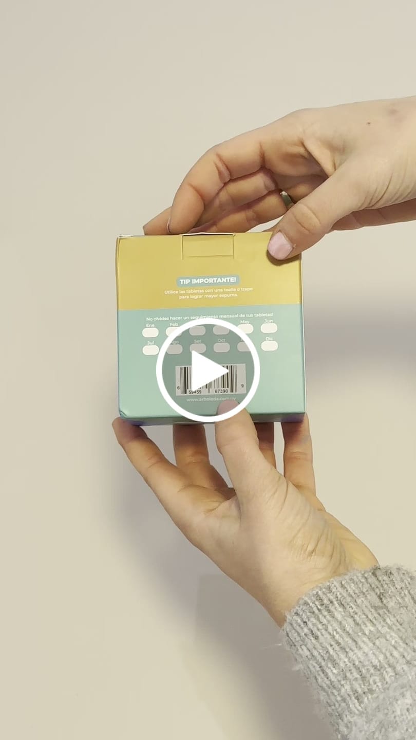 Customer video review of 12 Tabletas Arboleda Antibacterial para Limpieza Lavarropa
