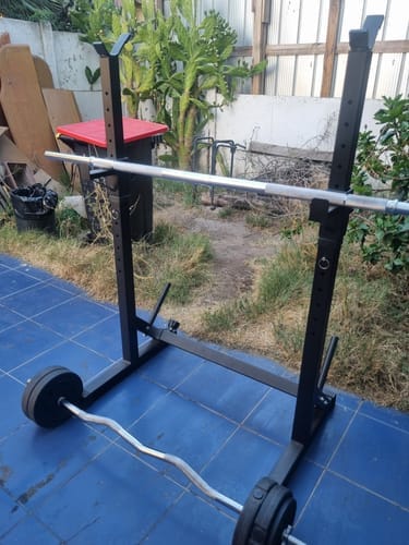 Customer photo review of Squat Rack IRONSIDE