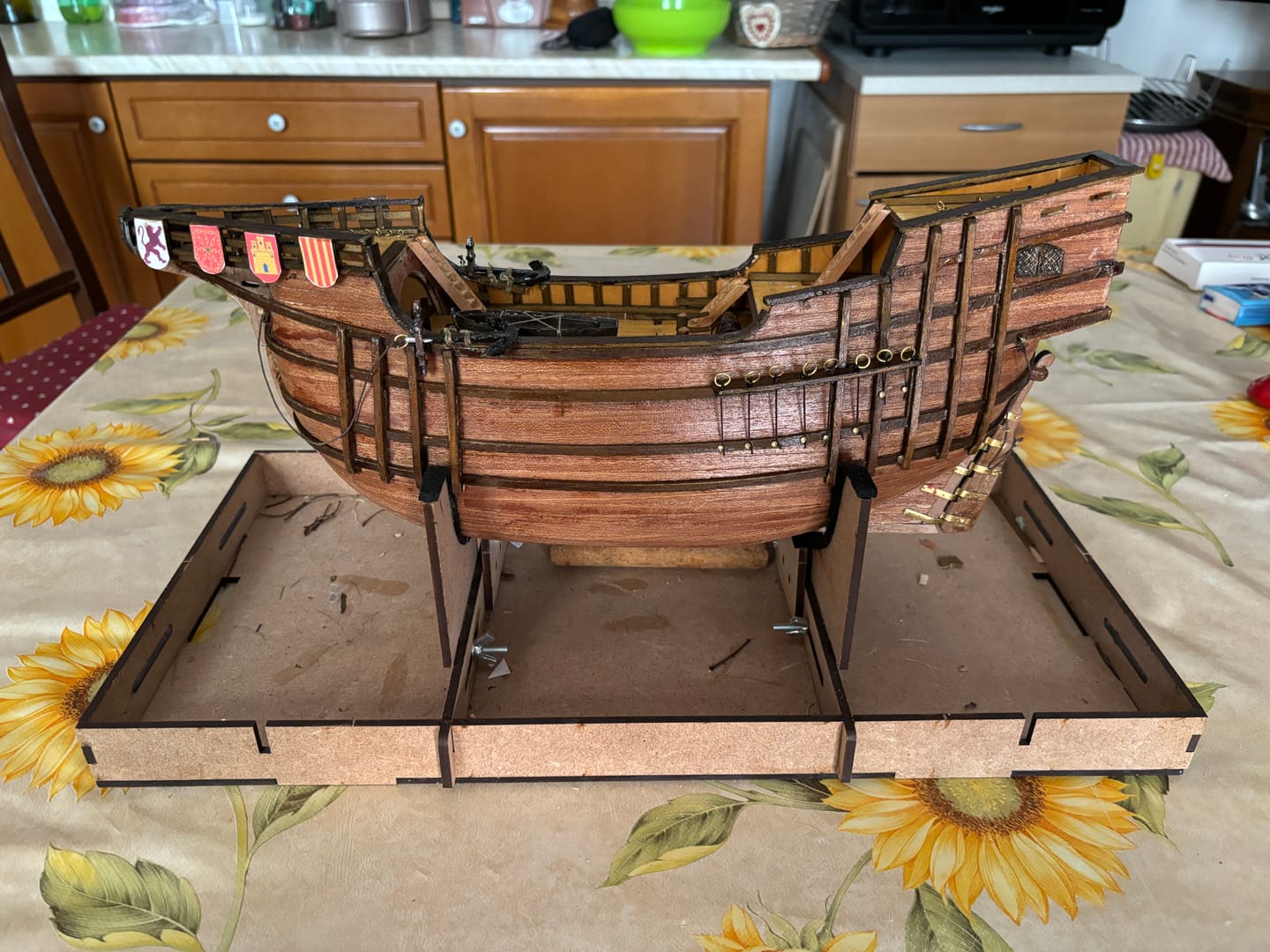 Customer photo review of Maqueta Barco Santa María Starter Pack