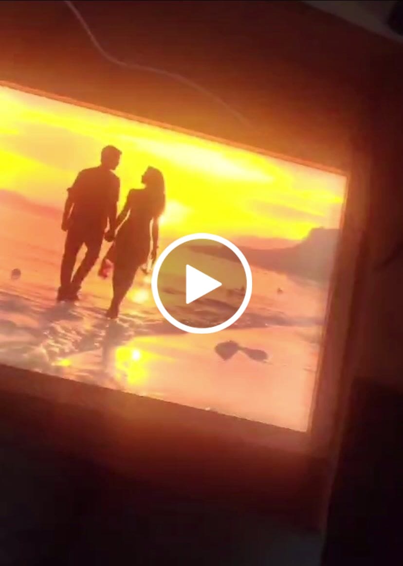 Customer video review of Custom Glowpainting