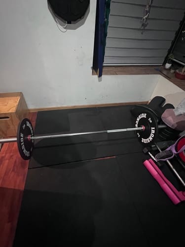 Customer photo review of Barra olímpica 700 LB fullpower training 15KG