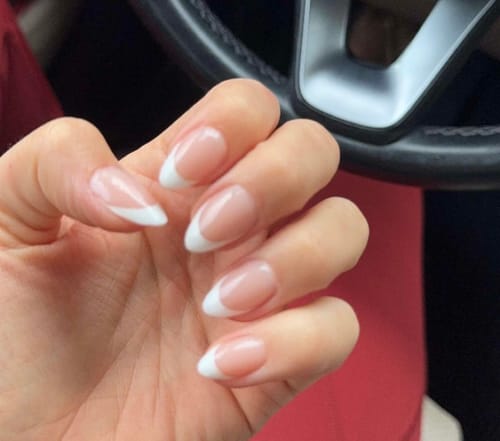 Customer photo review of XCOATTIPS® French - Short Almond