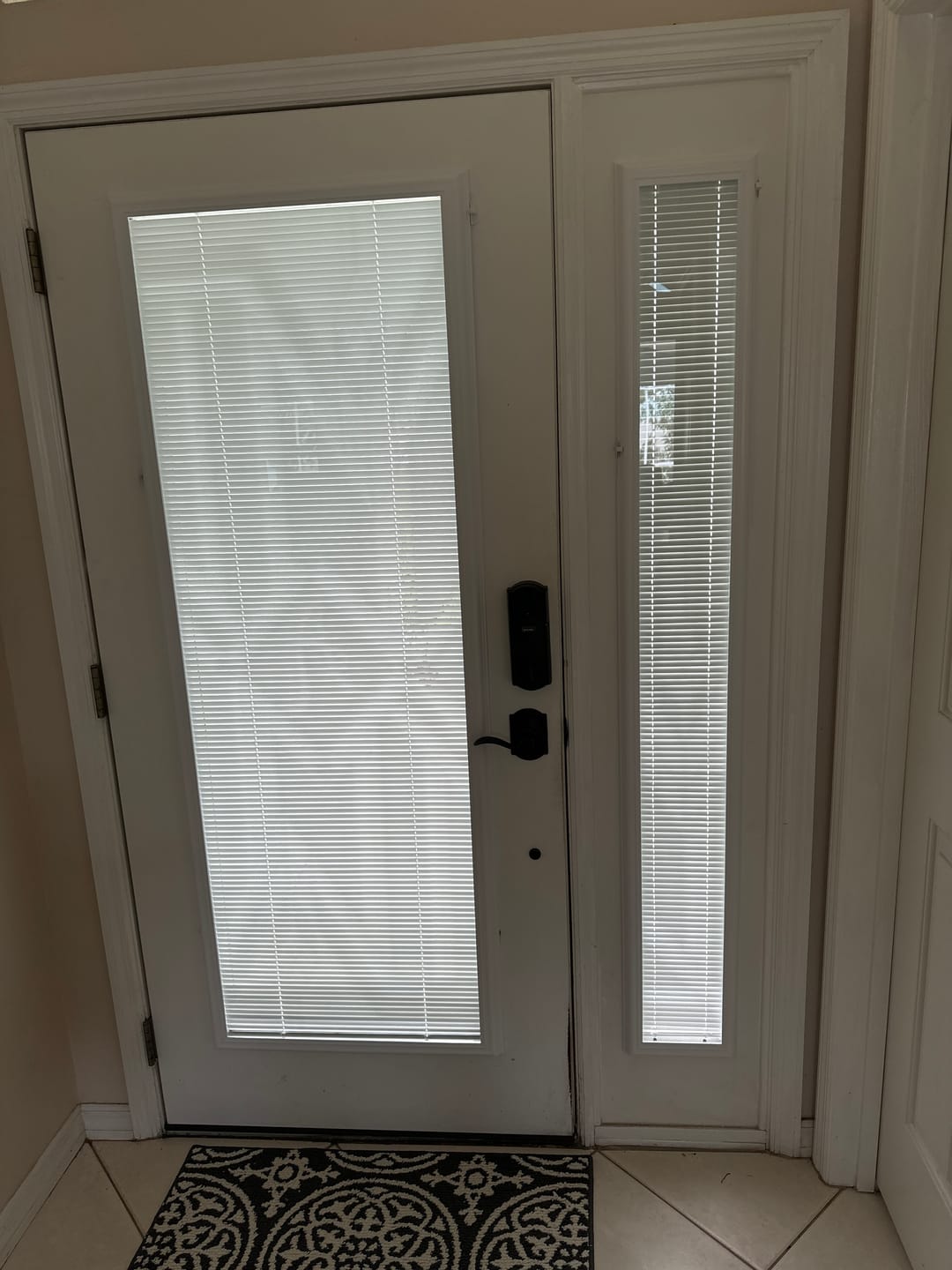 Customer photo review of ODL Add On Blinds for Raised Frame Doors - 24" x 66"