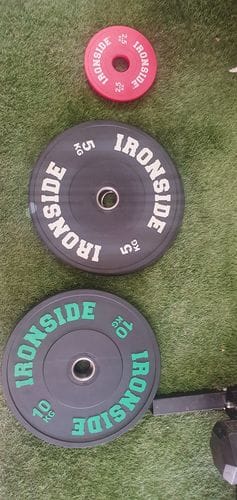 Customer photo review of Par Discos Fraccionados IRONSIDE PU 2,5 KG