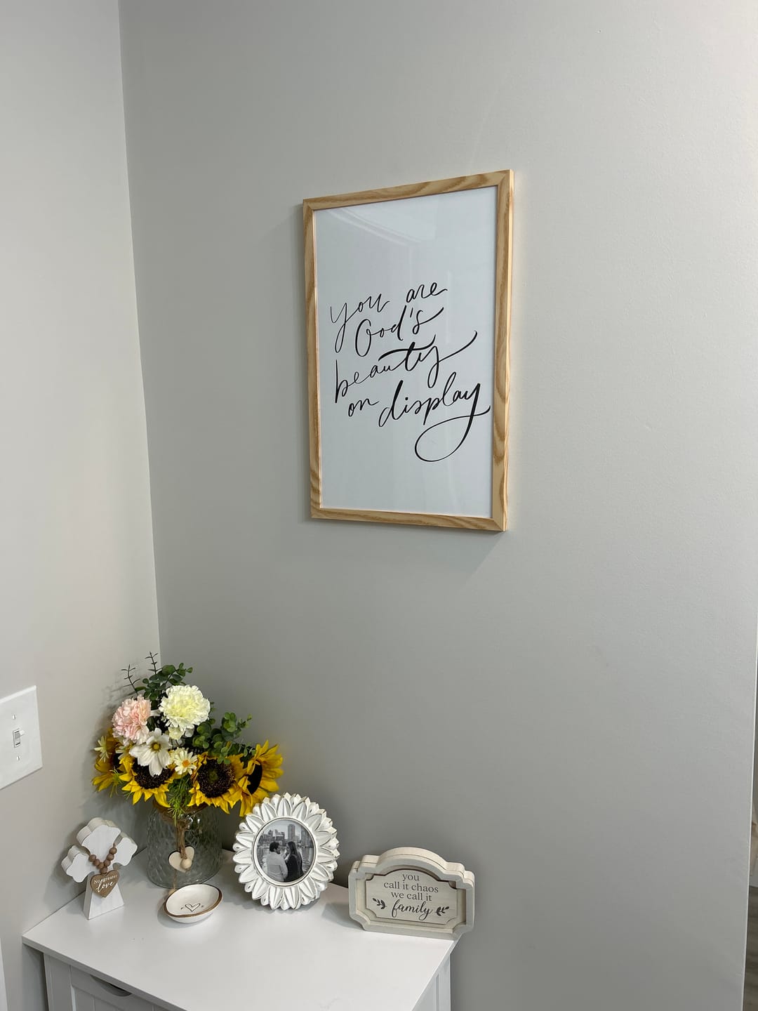 Customer photo review of 11x17 You are God's Beauty