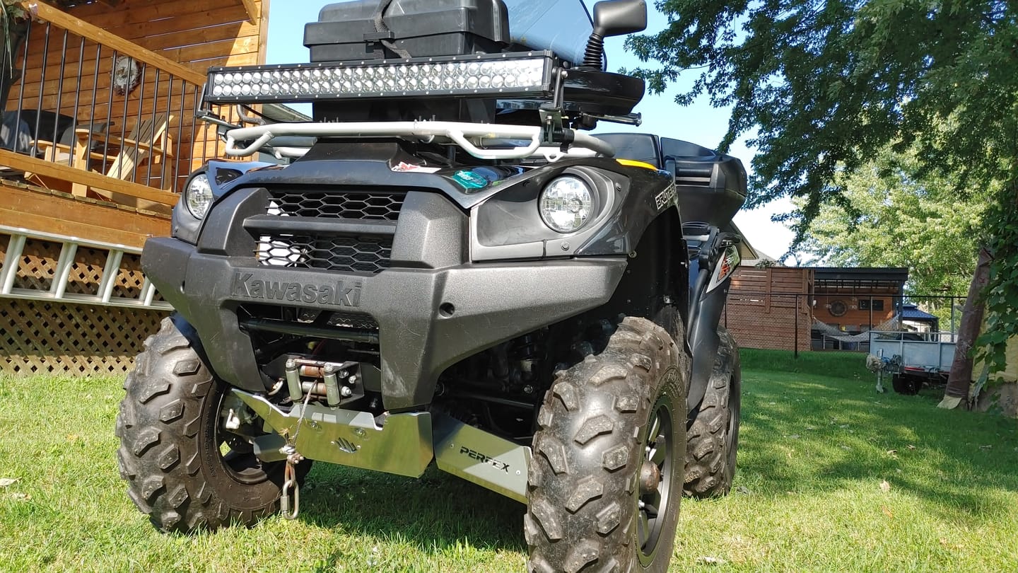 Customer photo review of Kawasaki Wheel Spacers - Select Model (Sold in Pairs)