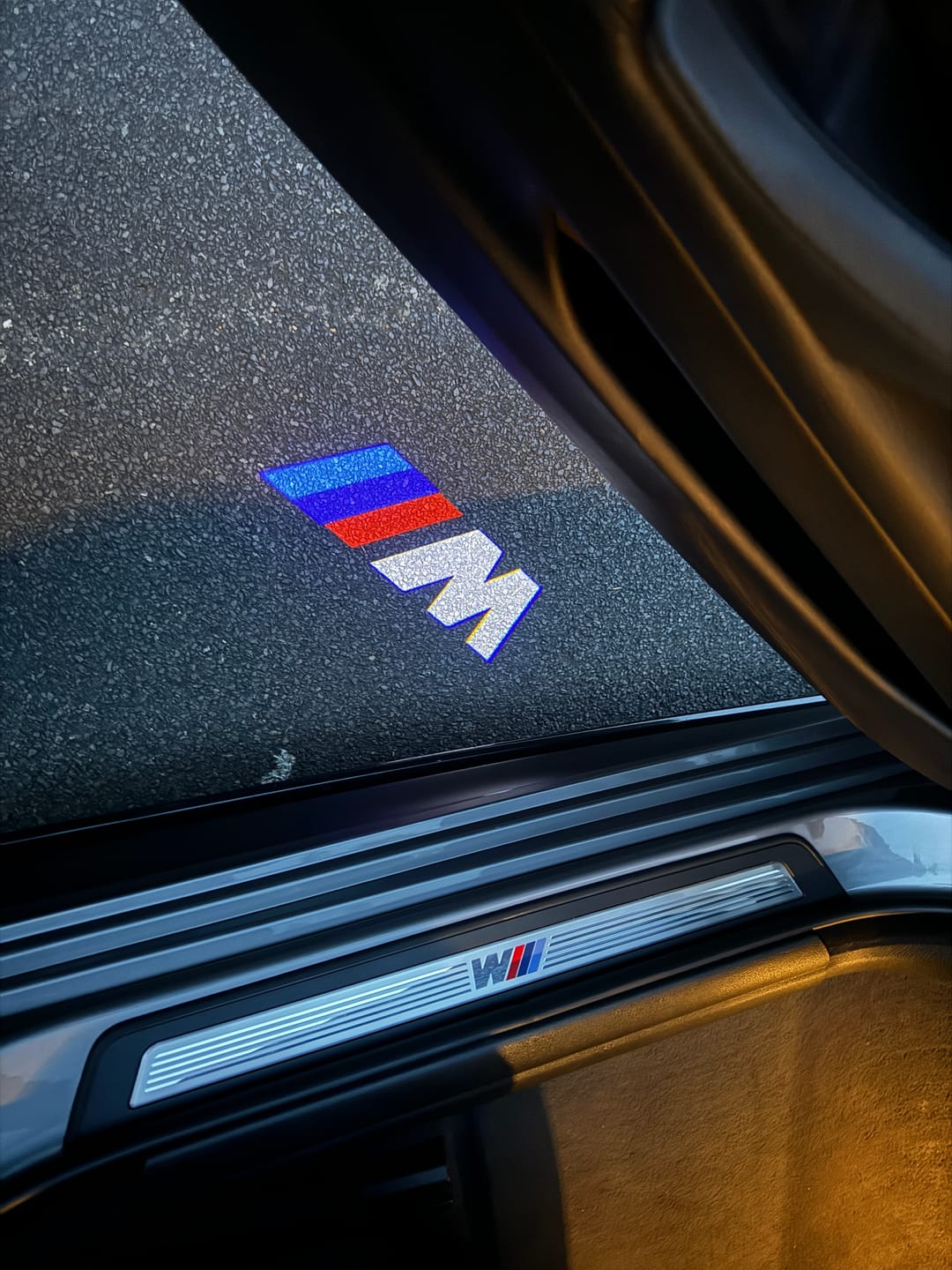 Customer photo review of EuroLuxe BMW LED Car Door Welcome Logo Shadow Lights | E/F Chassis