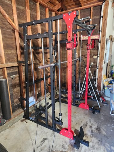 Customer photo review of Major Fitness SML07 All-In-One Home Gym Smith Machine
