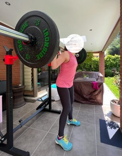 Customer photo review of Squat Rack IRONSIDE