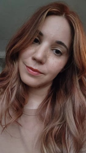Customer photo review of Faux Freckles Makeup Patches