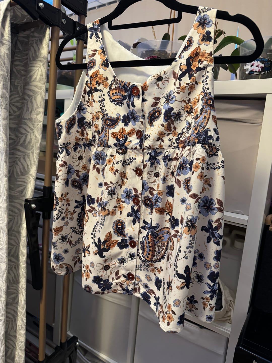 Customer photo review of Flowers and Paisleys Viscose Lawn Fabric