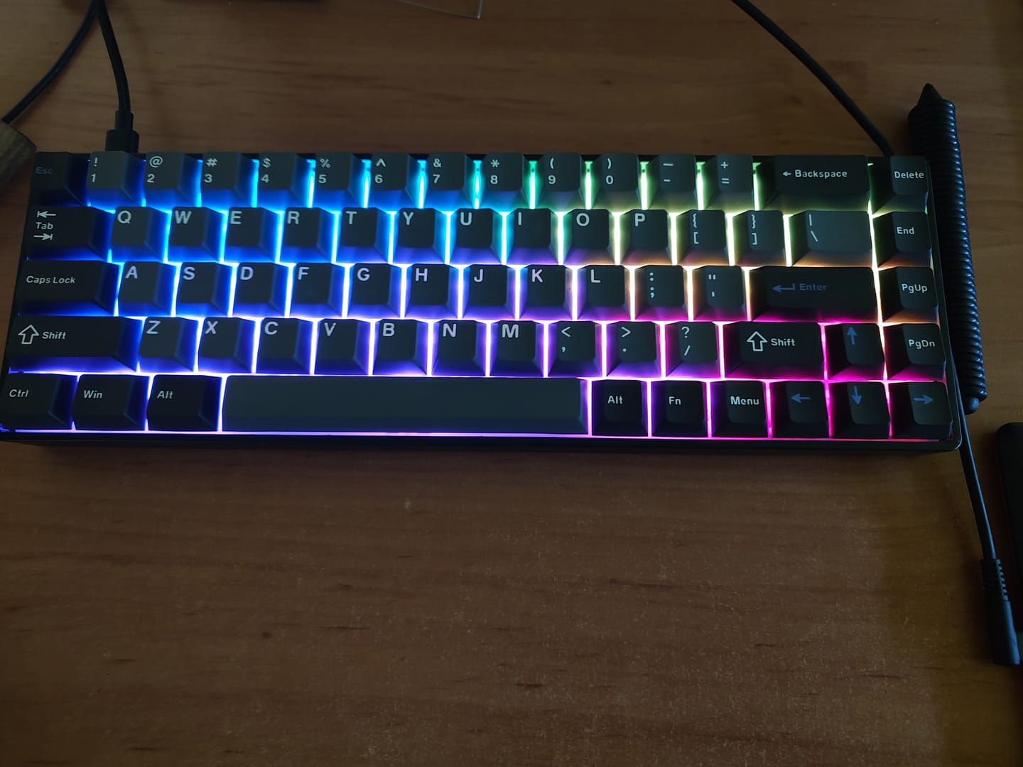 Customer photo review of DrunkDeer G65 - Wired Actuation-Distance-Adjustable Magnetic Switch Gaming Keyboard