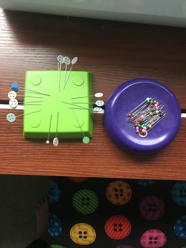 Customer photo review of Zirkel Magnetic Pin Holder (5 Colors Available)