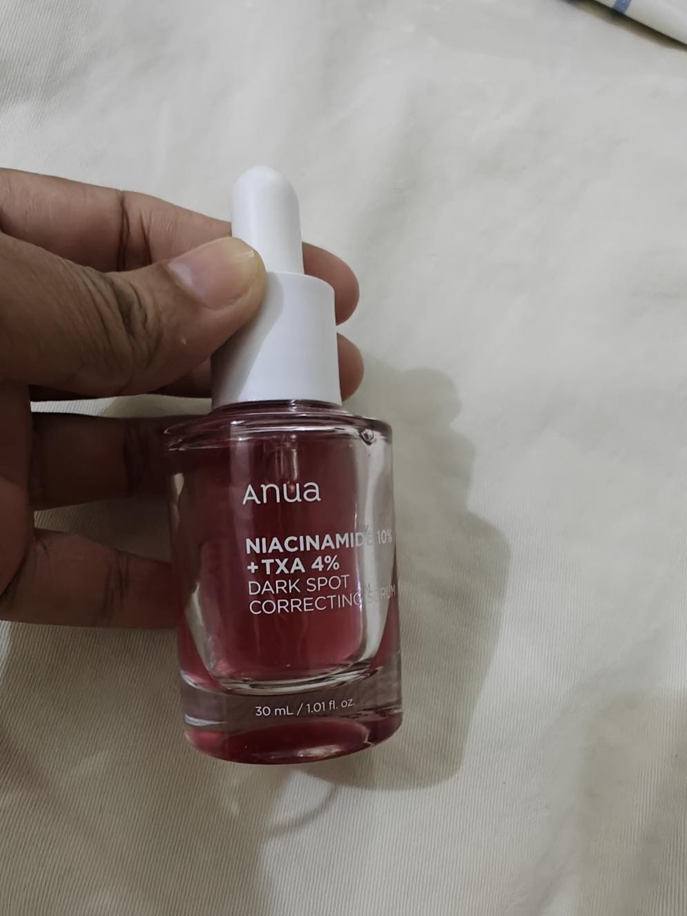 Customer photo review of ANUA - Niacinamide 10% + TXA 4% Serum 30 ML | Suero Antimanchas