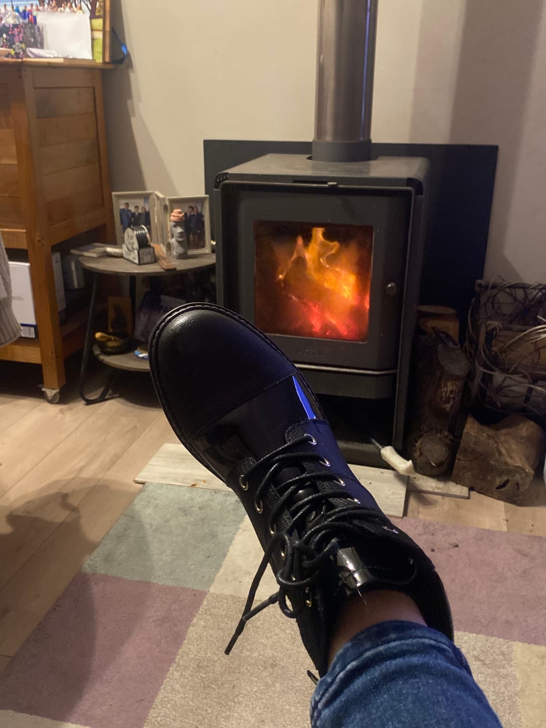 Customer photo review of Botin Mujer / Egotelo Negro