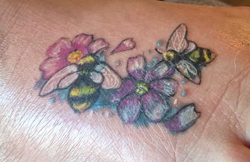 Customer photo review of TattooNumbx Numbing Cream