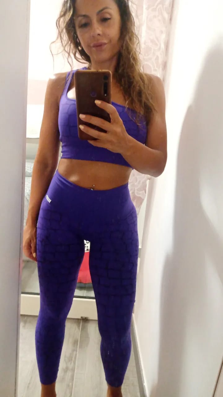 Customer photo review of Leggings All-Up Cocco Nero